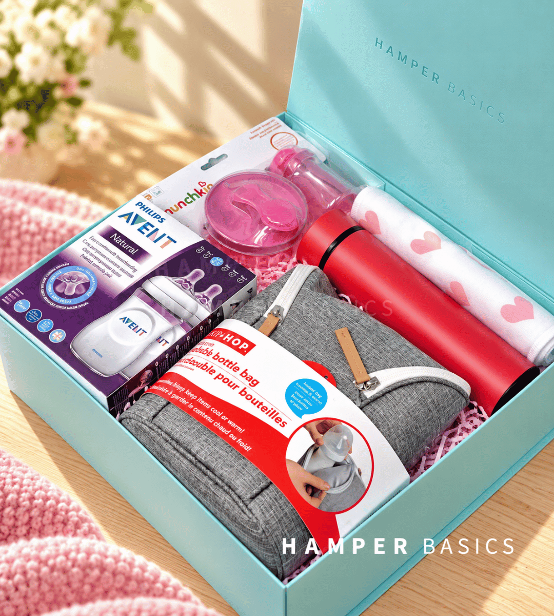 Practical baby hamper