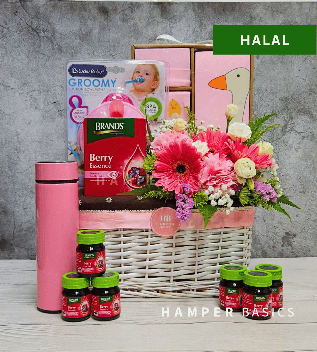 Baby girl gift hamper