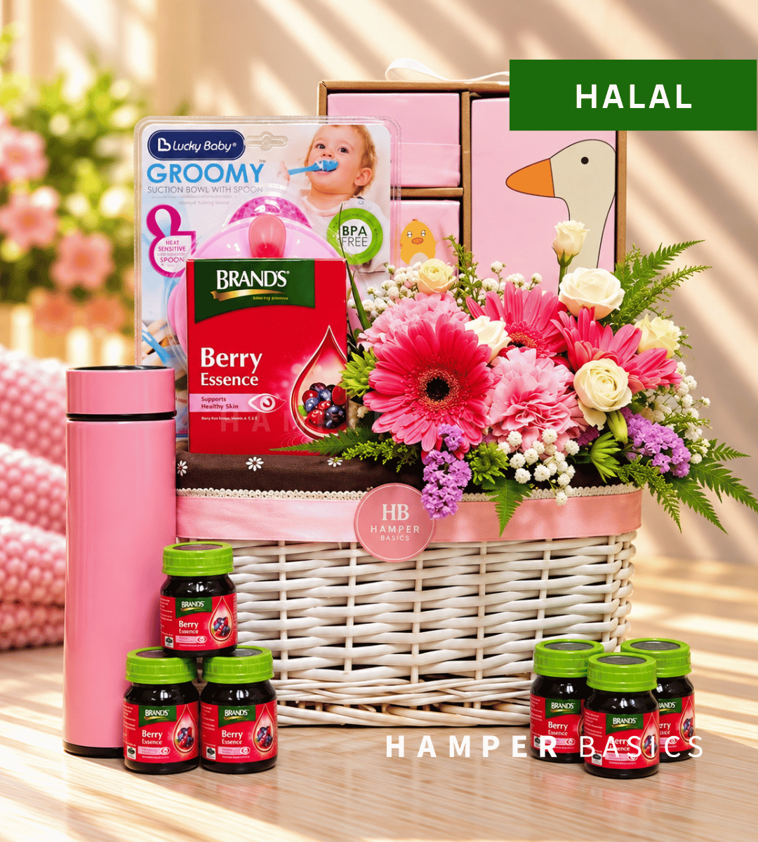Newborn gift basket