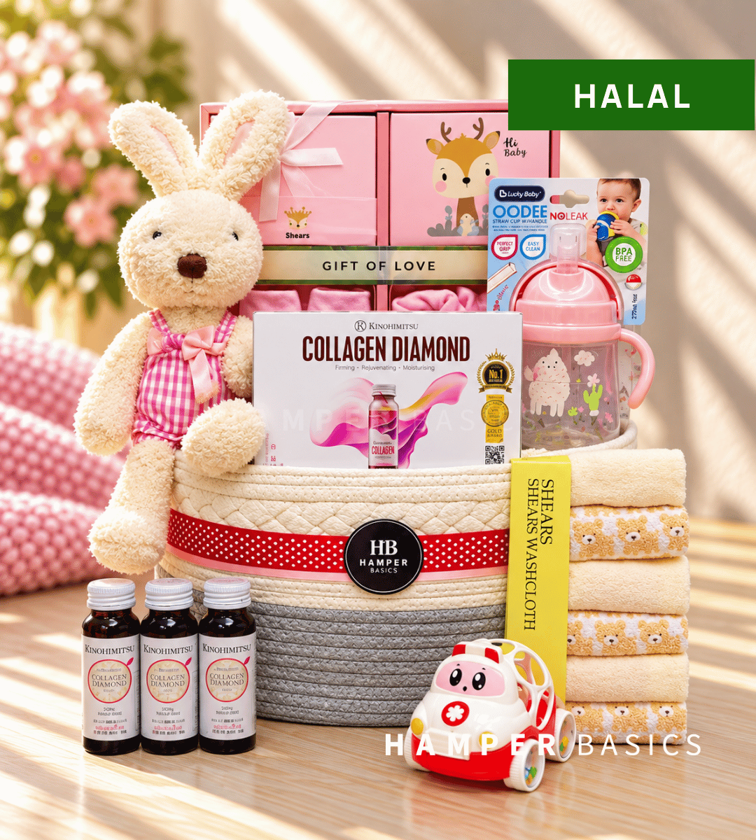 Premium baby girl hamper