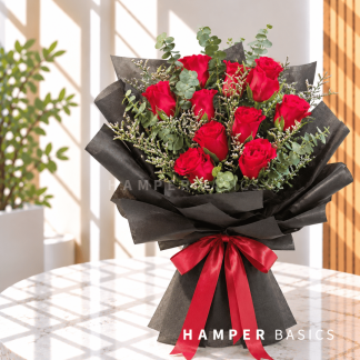 Romantic rose bouquet