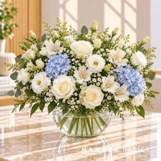 Flower vase arrangement