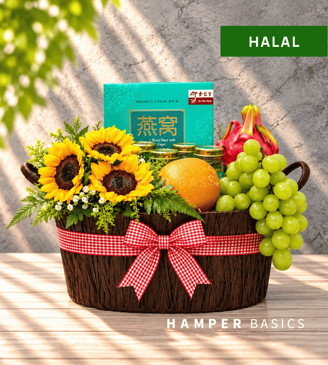 Halal fruit basket