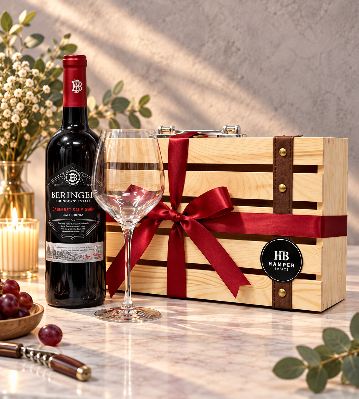 Red wine hamper