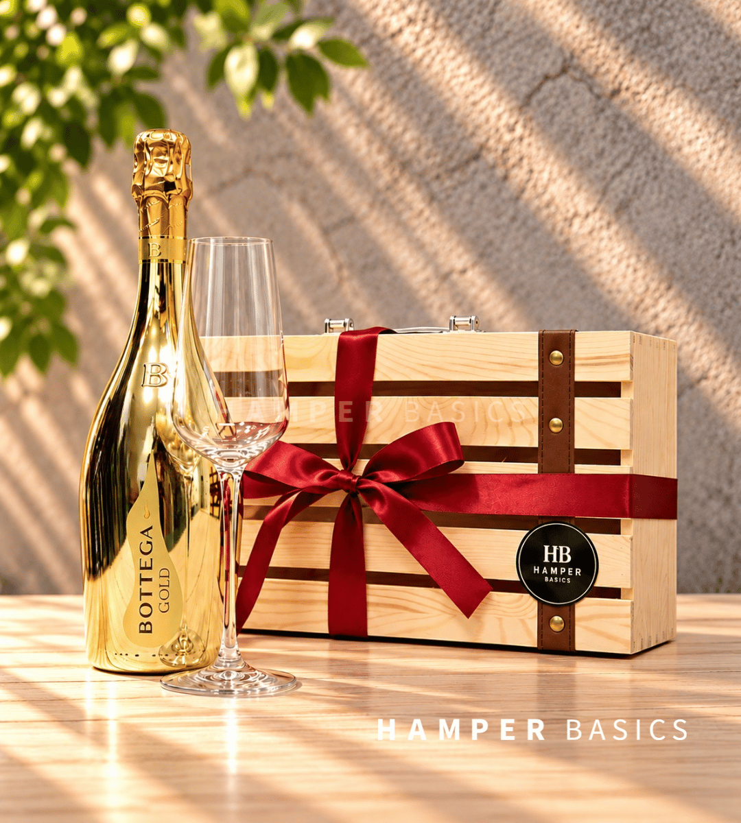 Sparkling wine hamper
