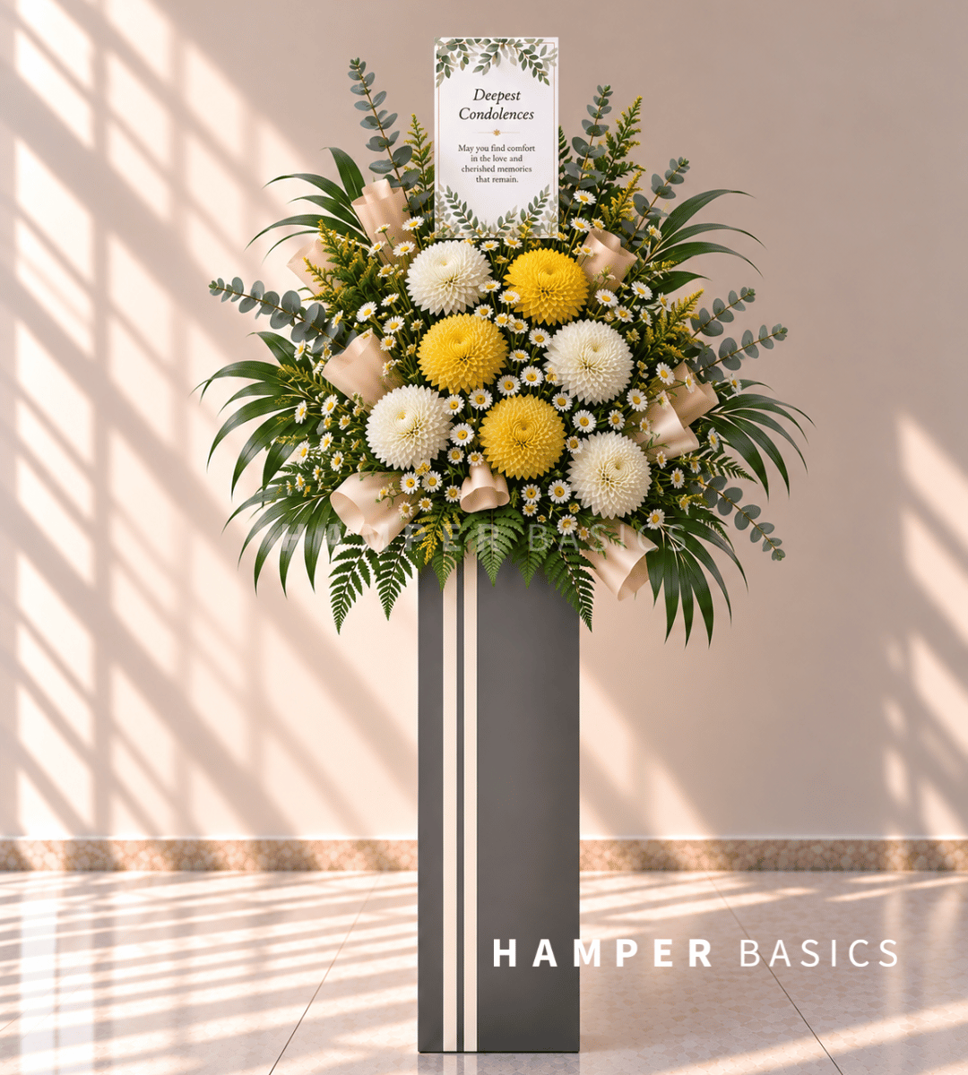 Condolence flower stand