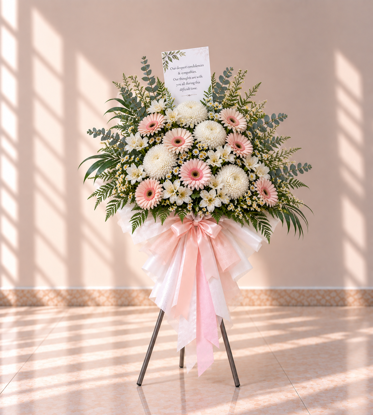 Funeral flower stand