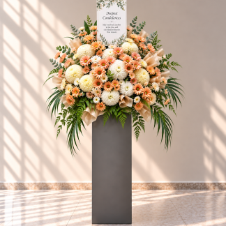 Condolence flower stand