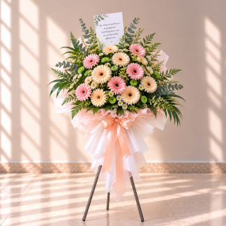 Funeral flower stand