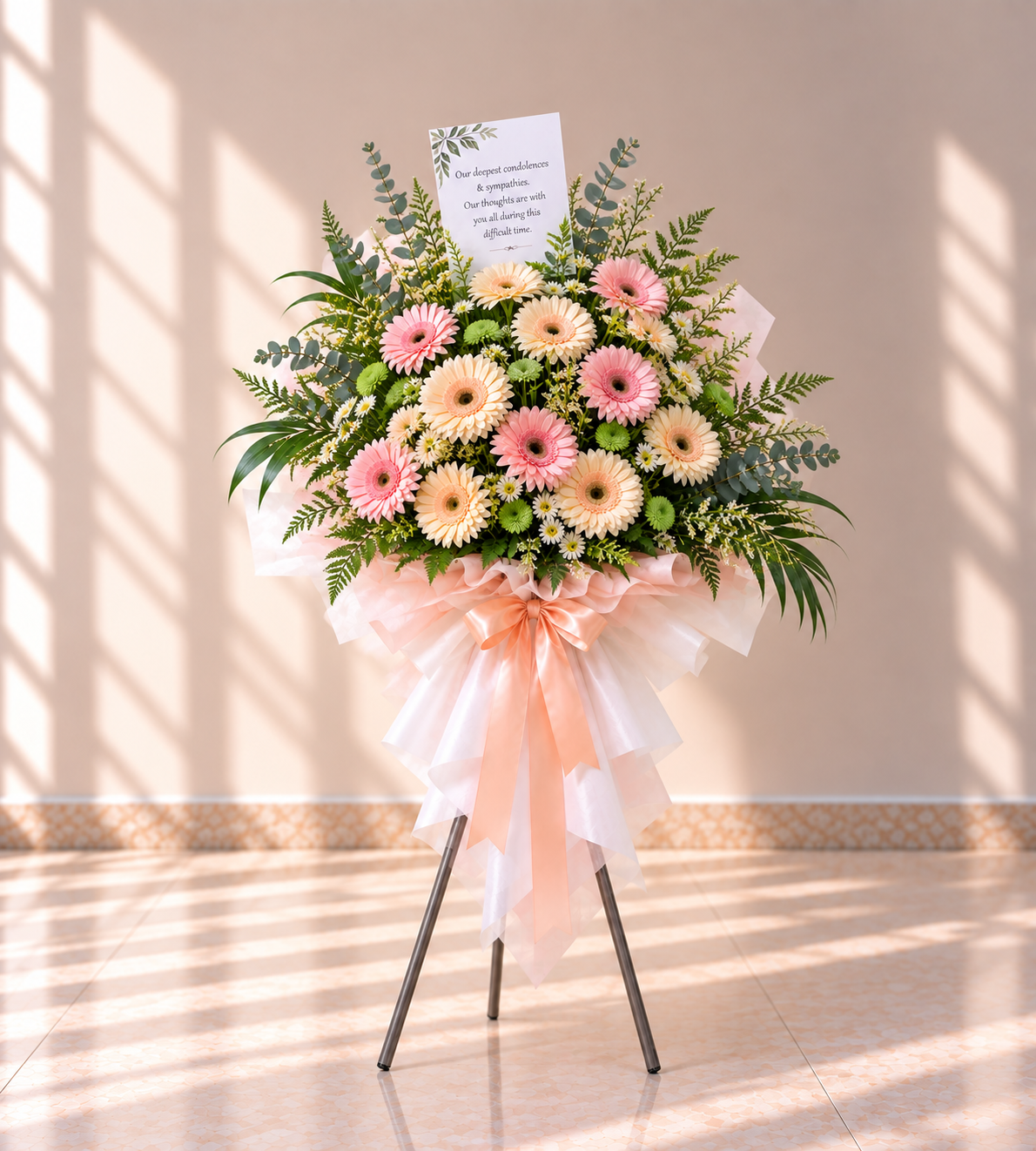 Funeral flower stand