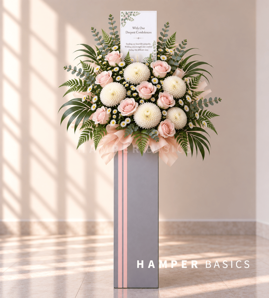 Sympathy flower stand