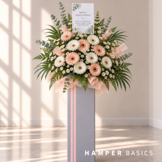 Condolence flower stand