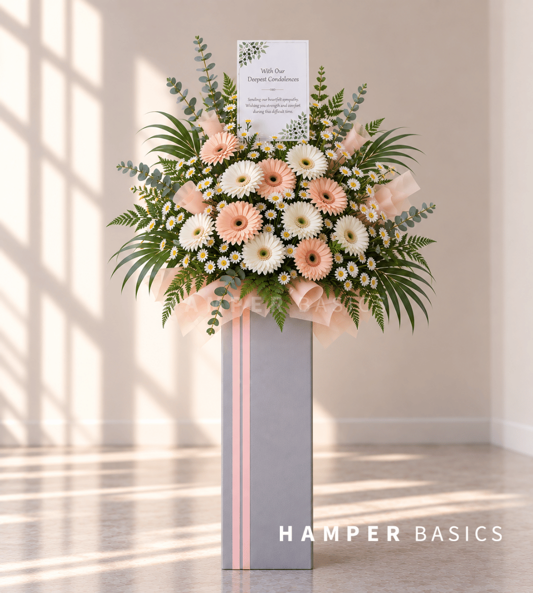 Condolence flower stand