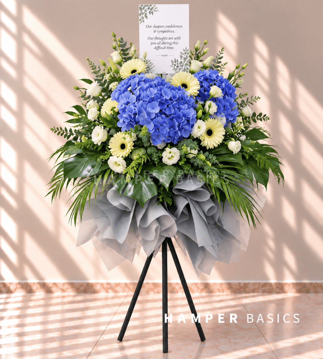 Condolence flower stand
