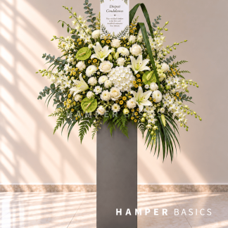 Funeral flower stand