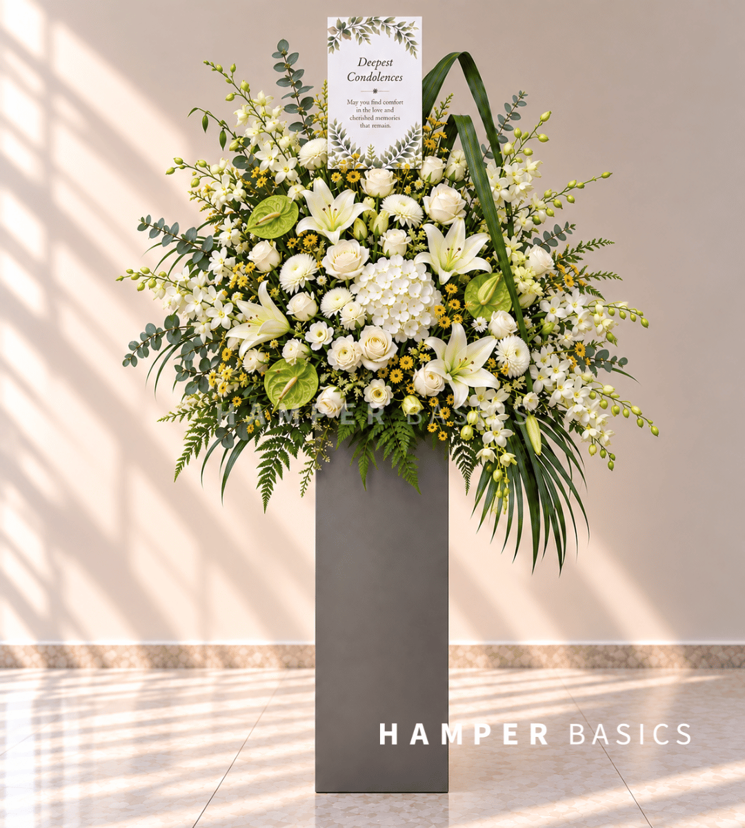 Funeral flower stand