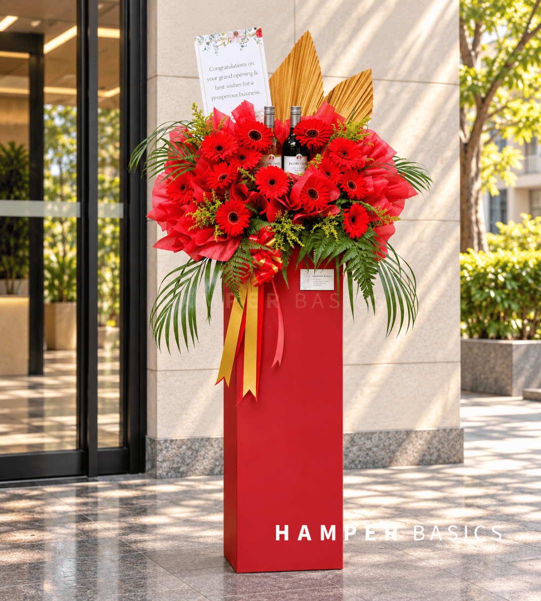 Opening ceremony flower stand