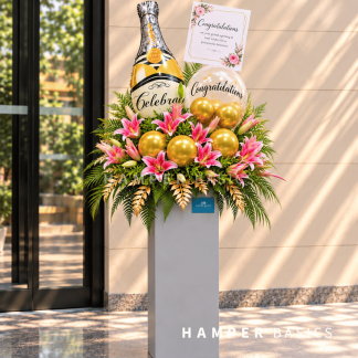 Grand opening flower stand