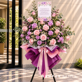 Grand opening flower stand