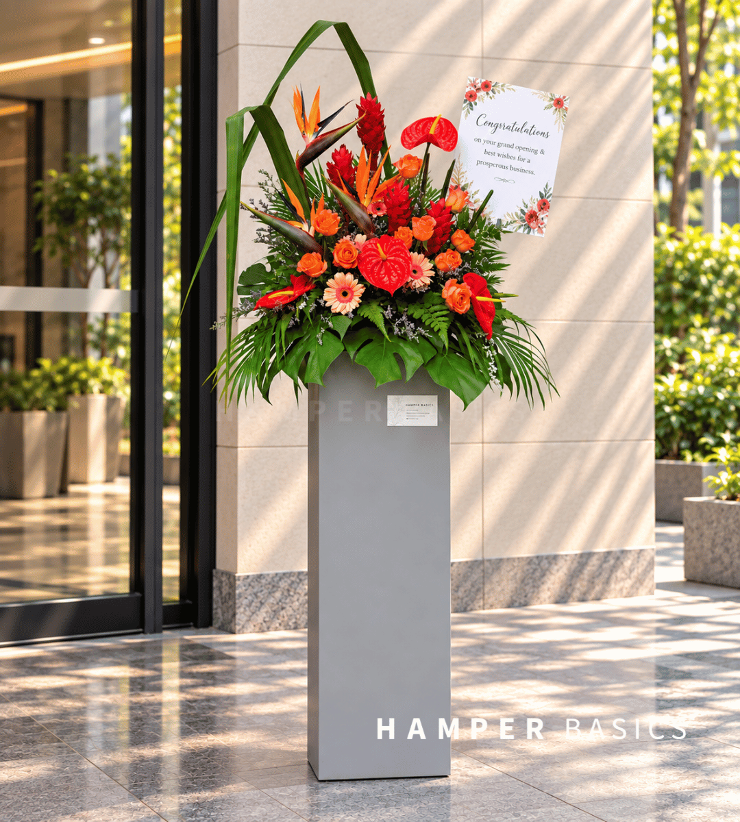 Grand opening flowers