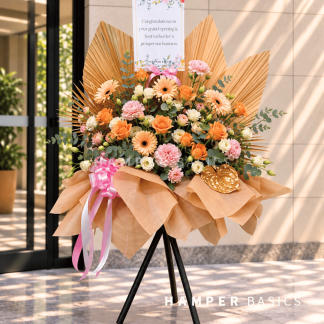 Grand opening flower stand