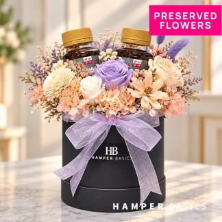 Preserved flower bloom box