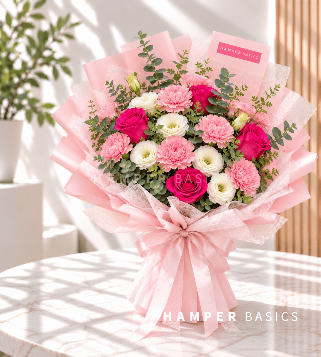 Carnation rose bouquet