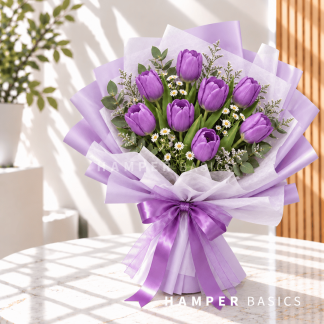 Tulip flower bouquet