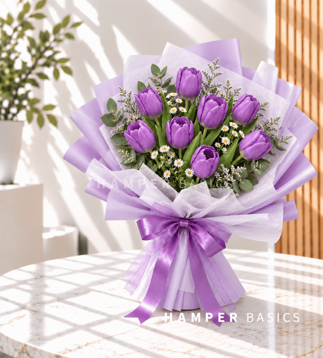 Tulip flower bouquet