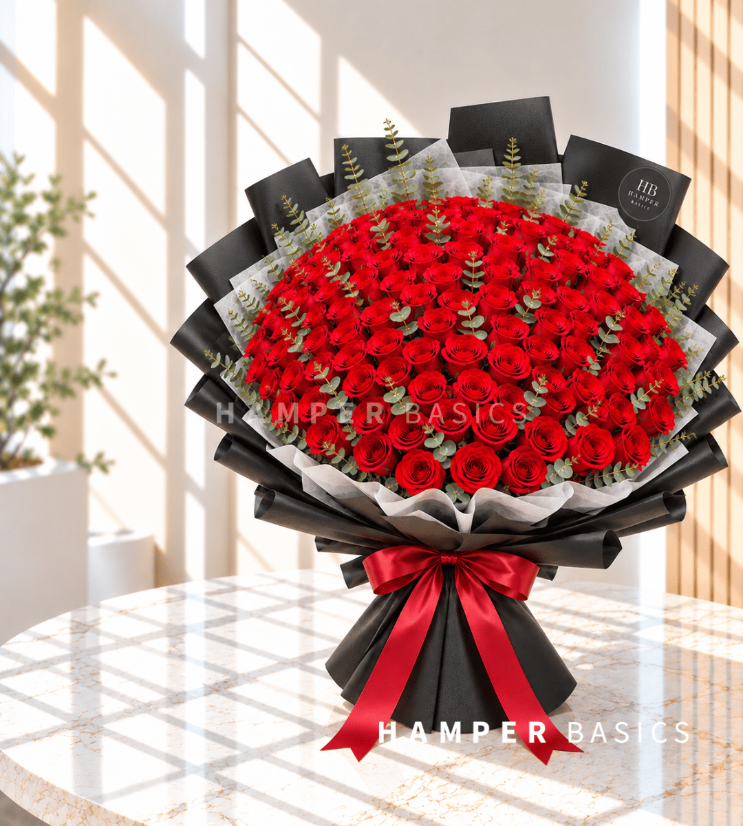 99 rose bouquet