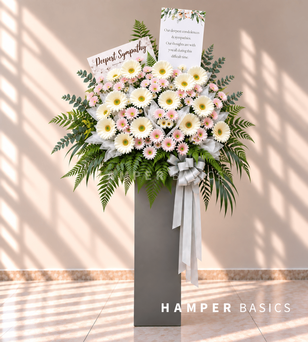 Condolence flower stand