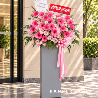 Grand opening flower stand