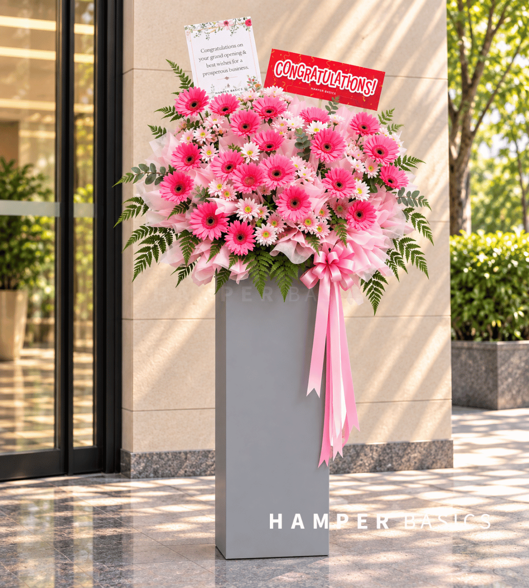Grand opening flower stand