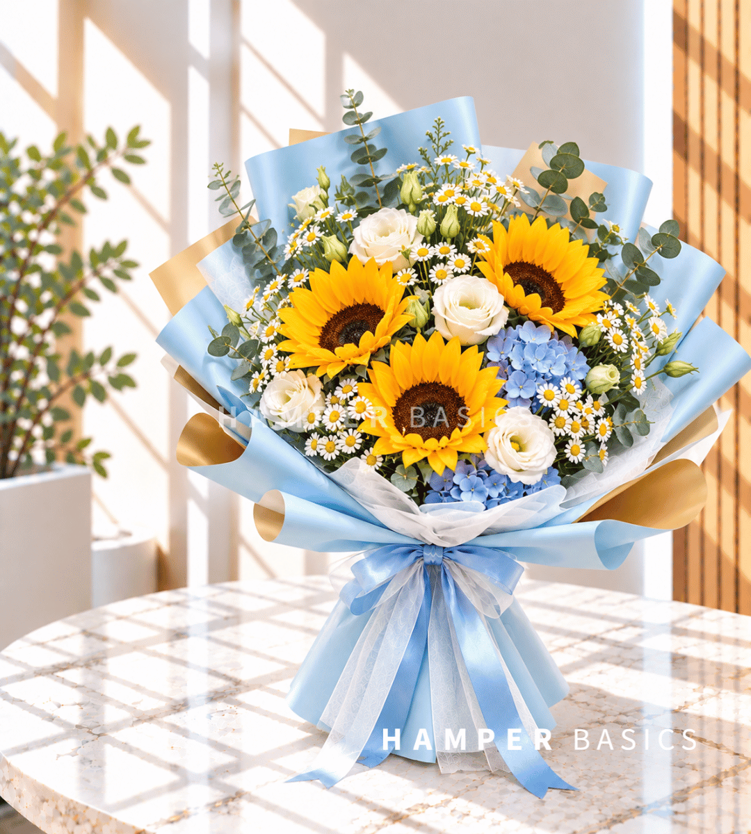 Sunflower flower bouquet