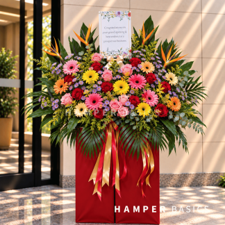 Extra large grand opening flower stand