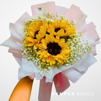 Sweet sunflower bouquet