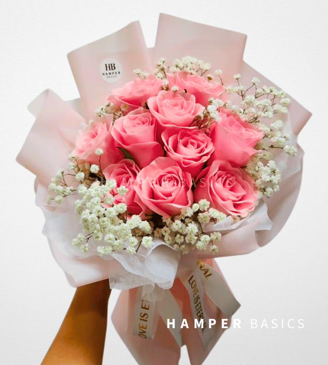 Pink rose bouquet