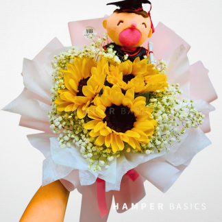 Graduation flower bouquet