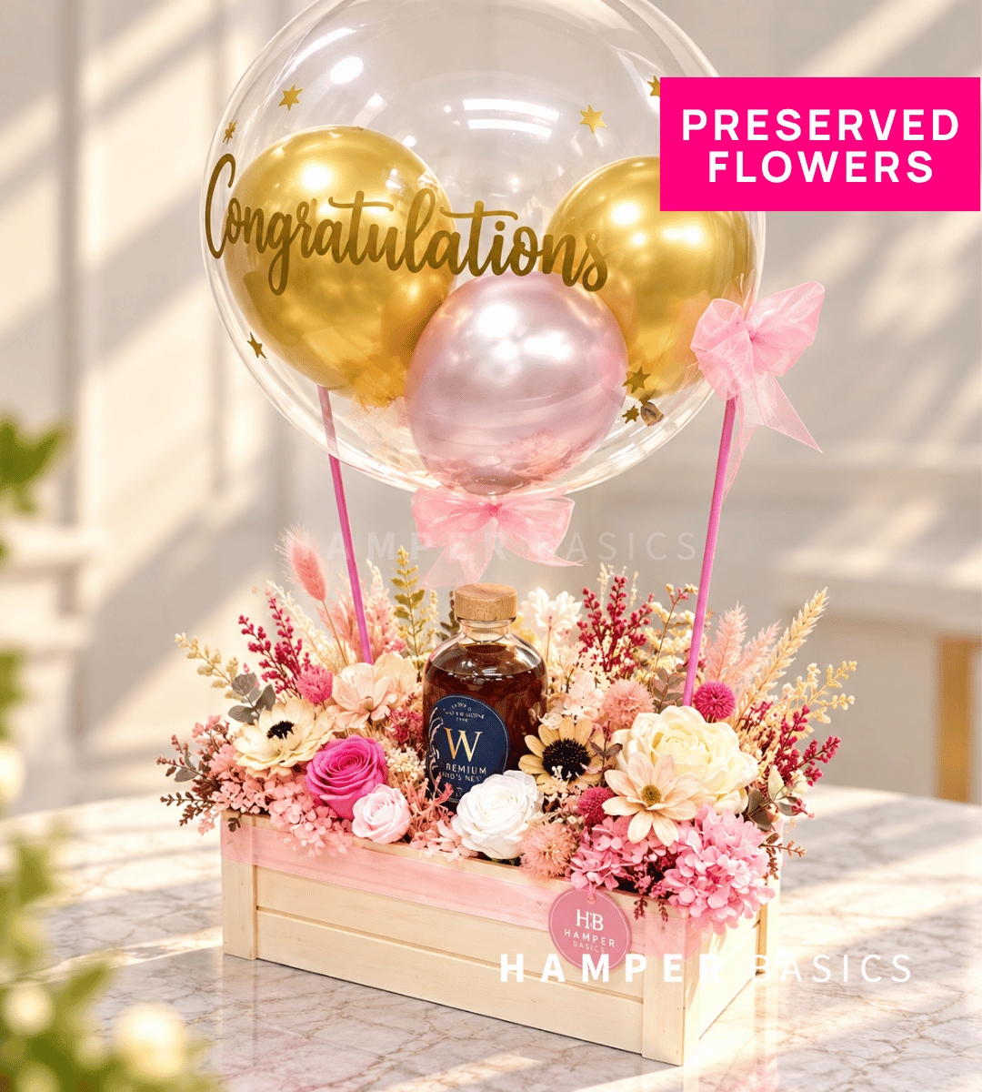 Preserved flower gift