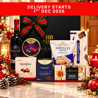 Christmas hamper Singapore with wine, chocolates and festive favourites