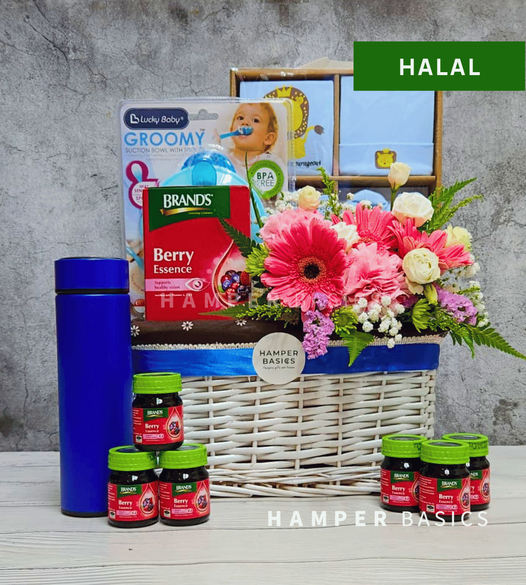 Baby boy newborn hamper