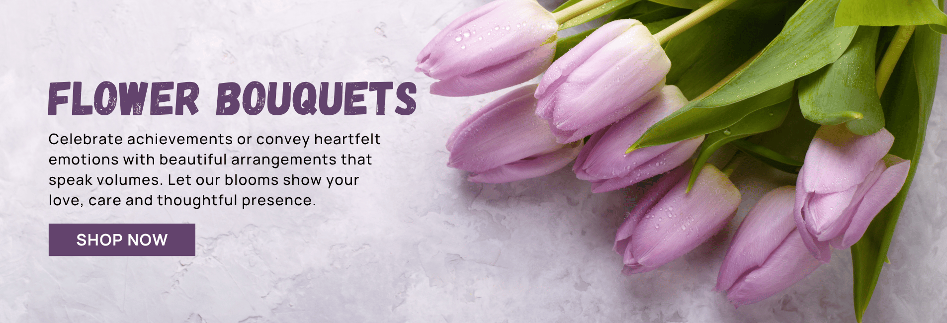 Fresh flower bouquets