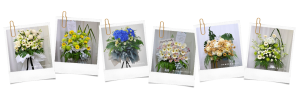 Condolence flower stands