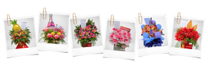 Grand opening flower stands
