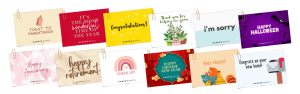 Personalised greeting card