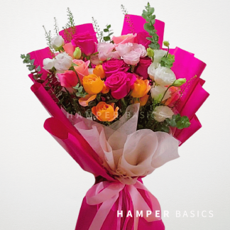 Pink flower bouquet