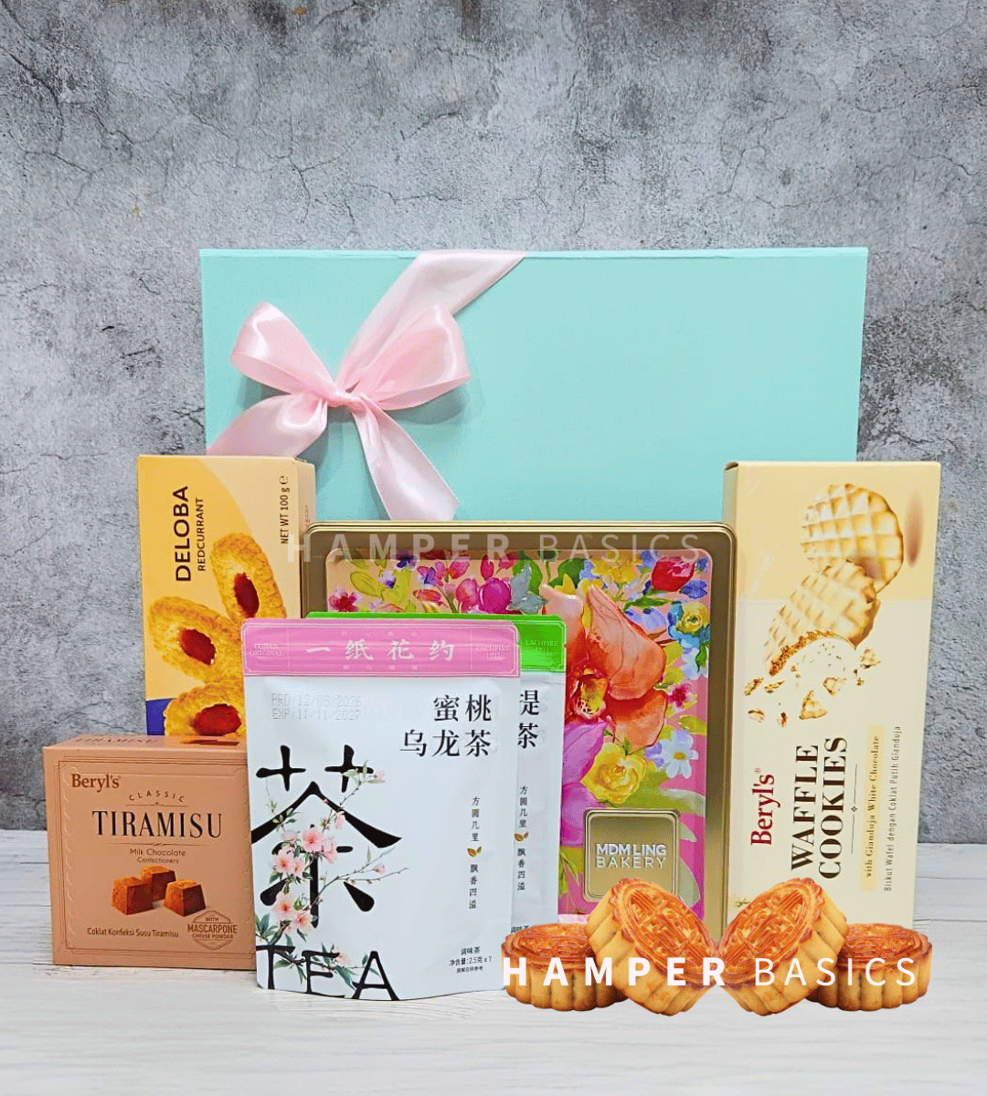 Mooncake gift hamper with free delivery in Singapore
