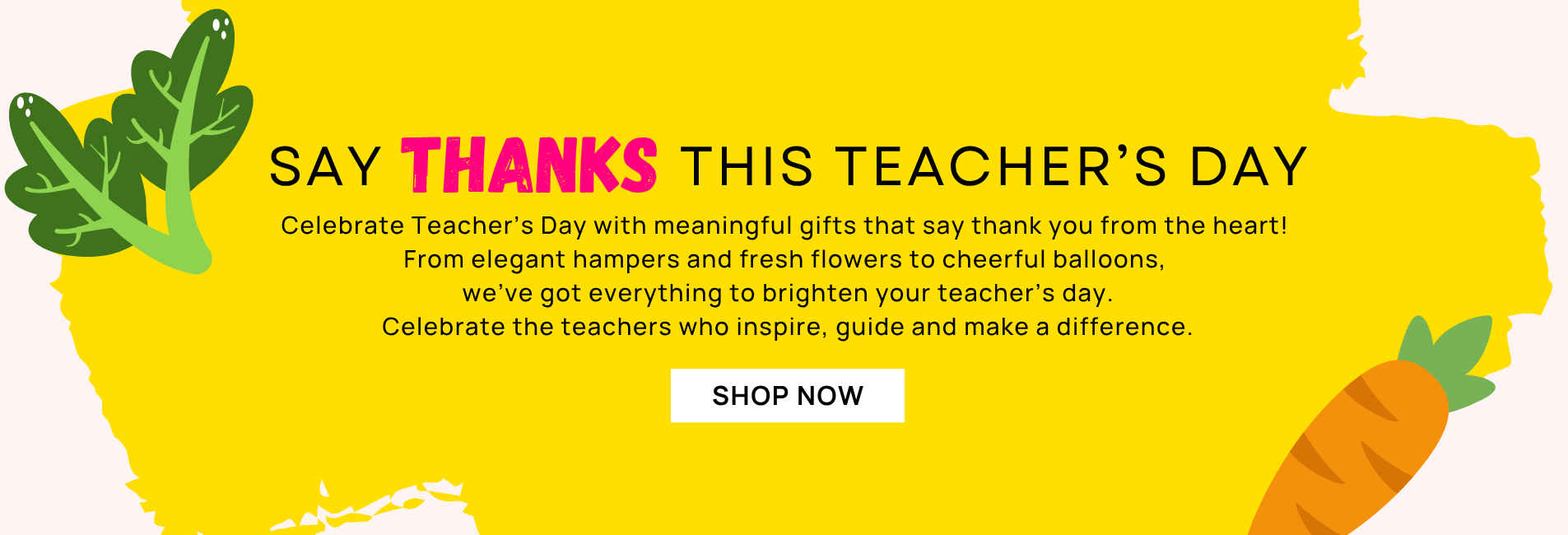 Teacher's Day flowers