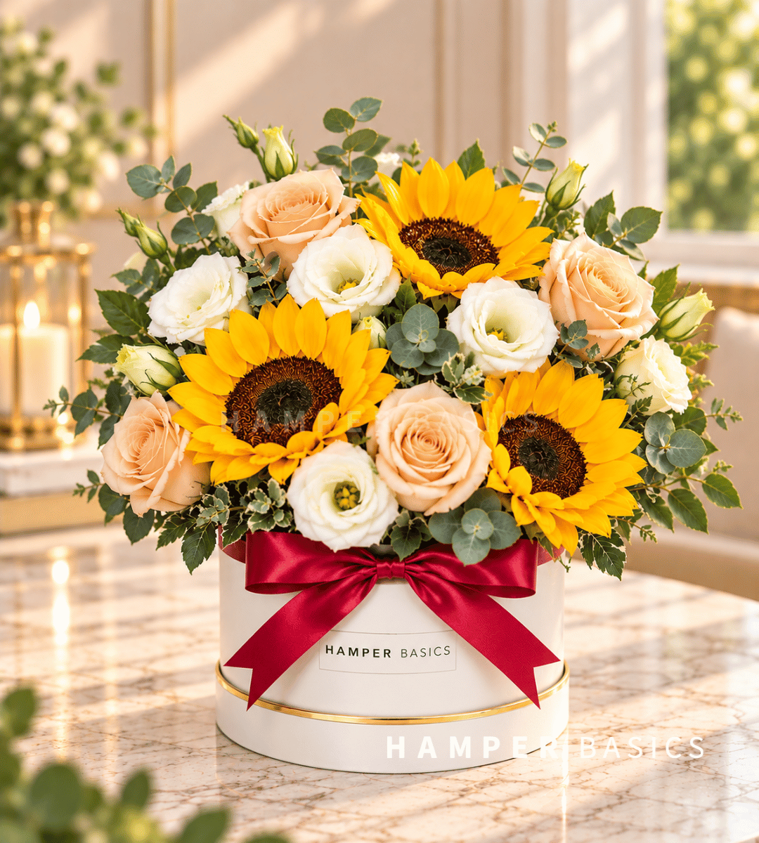 Sunflower bloom box