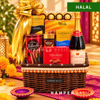 Halal Deepavali hamper showcases a lavish selection of gourmet halal treats